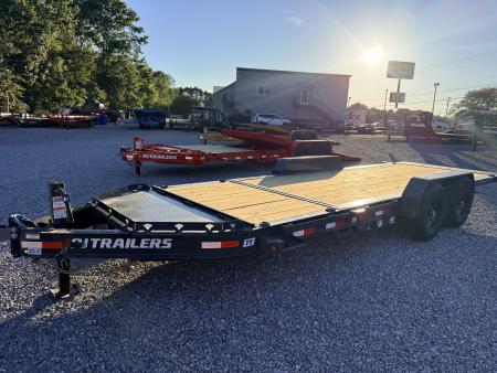 New 2027 PJ Trailers 7X20 I-BEAM GRAVITY TILT 14K GVWR Tilt Trailer