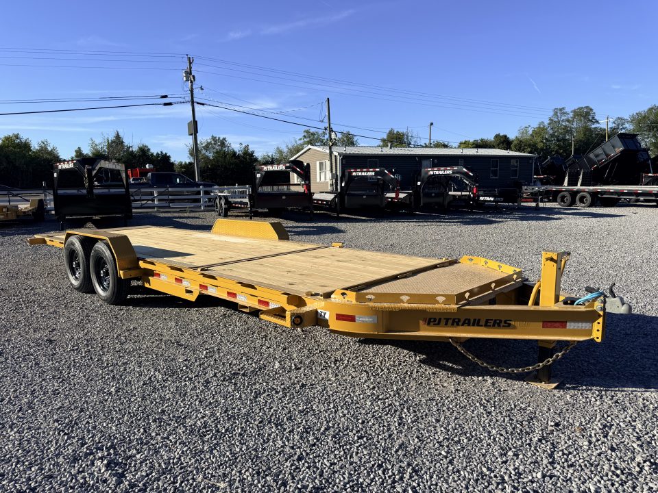 New 2027 PJ Trailers 7X22 I-BEAM GRAVITY TILT 14K GVWR Tilt Trailer