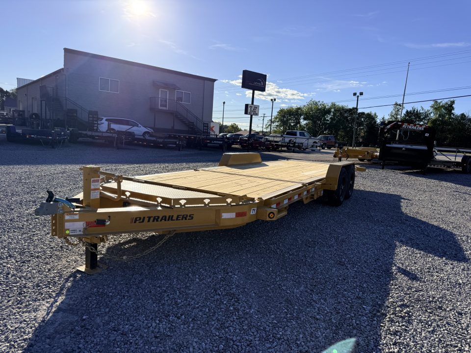 New 2027 PJ Trailers 7X22 I-BEAM GRAVITY TILT 14K GVWR Tilt Trailer