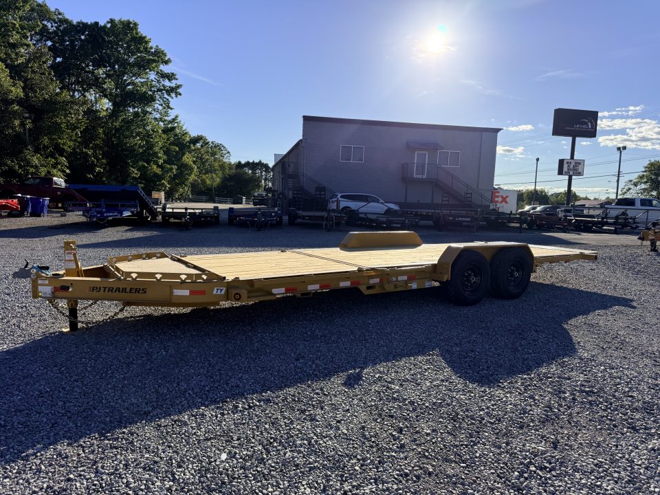 New 2027 PJ Trailers 7X22 I-BEAM GRAVITY TILT 14K GVWR Tilt Trailer