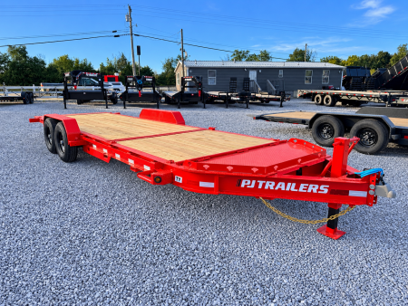 New 2027 PJ Trailers 7X22 I-BEAM GRAVITY TILT 14K GVWR Tilt Trailer