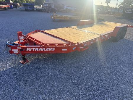 New 2027 PJ Trailers 7X22 I-BEAM GRAVITY TILT 14K GVWR Tilt Trailer