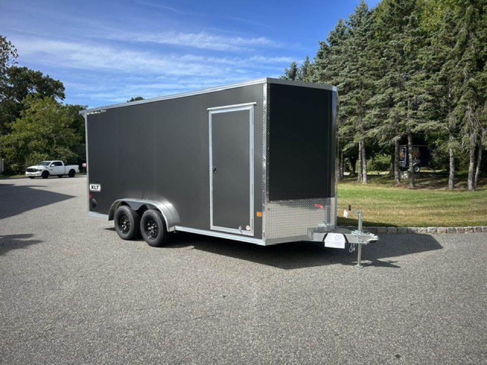 New 2027 ALCOM 7.5X16 Aluminum Frame Cargo / Enclosed Trailer