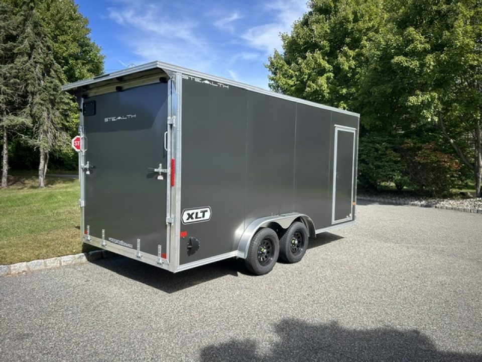 New 2027 ALCOM 7.5X16 Aluminum Frame Cargo / Enclosed Trailer