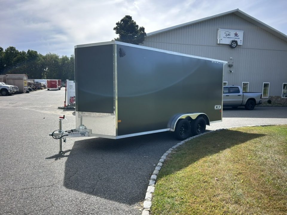 New 2027 ALCOM 7.5X16 Aluminum Frame Cargo / Enclosed Trailer