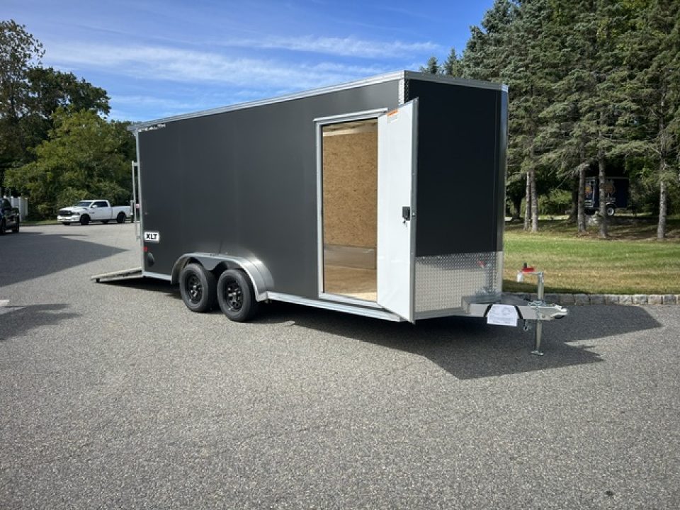 New 2027 ALCOM 7.5X16 Aluminum Frame Cargo / Enclosed Trailer