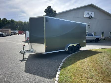 New 2027 ALCOM 7.5X16 Aluminum Frame Cargo / Enclosed Trailer