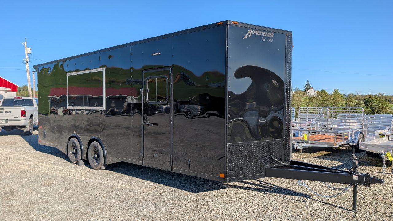 New 2027 Homesteader 8.5 x 24 HD SERIES Intrepid Car Hauler Car Hauler / CONCESSION TRAILER (90" Inside)