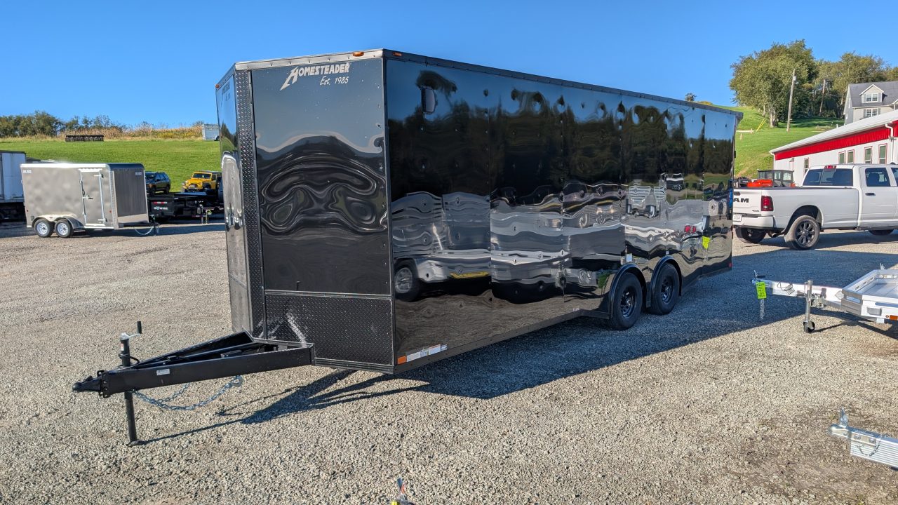 New 2027 Homesteader 8.5 x 24 HD SERIES Intrepid Car Hauler Car Hauler / CONCESSION TRAILER (90" Inside)