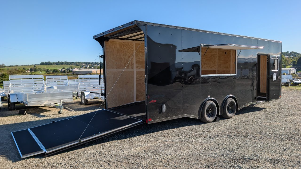 New 2027 Homesteader 8.5 x 24 HD SERIES Intrepid Car Hauler Car Hauler / CONCESSION TRAILER (90" Inside)