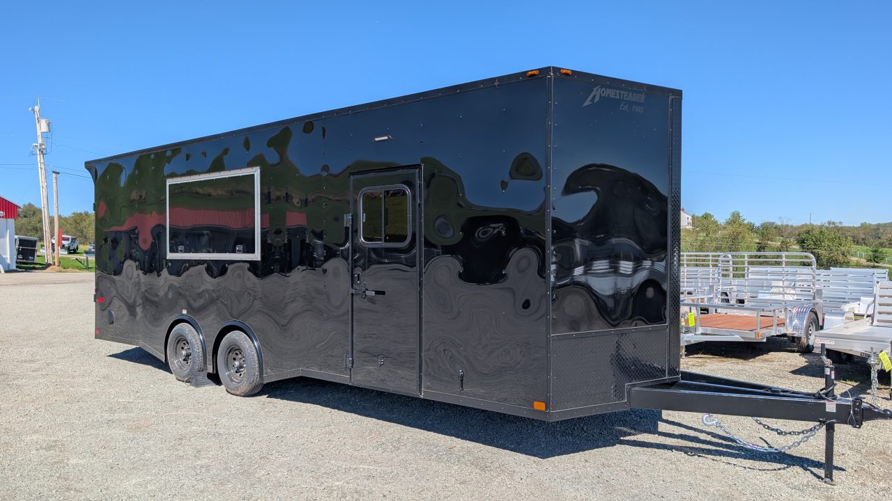 New 2027 Homesteader 8.5 x 24 HD SERIES Intrepid Car Hauler Car Hauler / CONCESSION TRAILER (90" Inside)