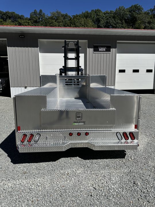 New Martin Truck Bodies Aluminum HFSB Service Body DRW 84" CA Cab and Chassis Tall Front Compartment Diamond Tread Service Bodies