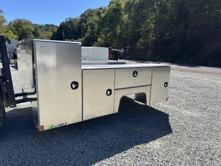 New Martin Truck Bodies Aluminum HFSB Service Body DRW 84" CA Cab and Chassis Tall Front Compartment Diamond Tread Service Bodies