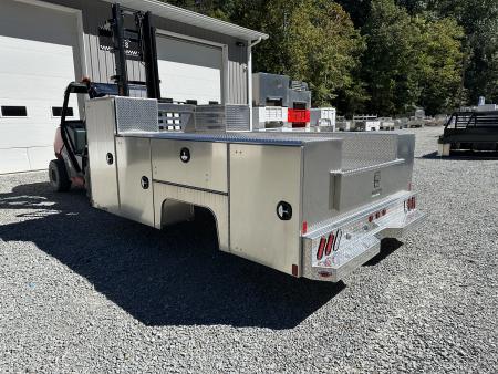 New Martin Truck Bodies Aluminum HFSB Service Body DRW 84  CA Cab and Chassis Tall Front Compartment Diamond Tread Service Bodies