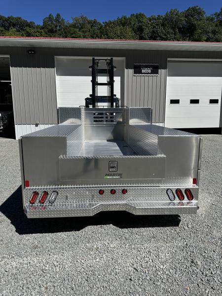 New Martin Truck Bodies Aluminum HFSB Service Body DRW 84" CA Cab and Chassis Tall Front Compartment Diamond Tread Service Bodies
