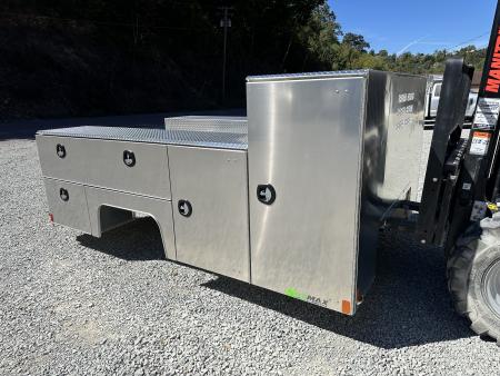 New Martin Truck Bodies Aluminum HFSB Service Body DRW 84" CA Cab and Chassis Tall Front Compartment Diamond Tread Service Bodies