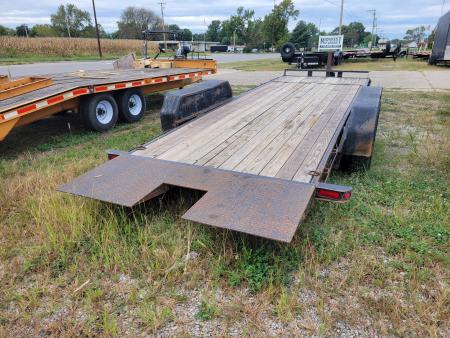 Used 2011 Sure-Trac 7x18+4 Tilt Bed Equipment Trailer