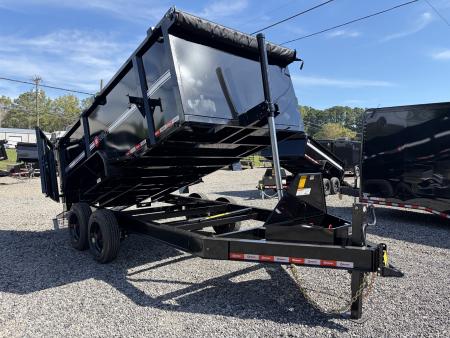New 2027 U-Dump 7X14 Dump Trailer - HD Pro Series, 48  Sides, I-BEAM, 10 Ga Walls, 7 Ga Floor, 16K GVWR
