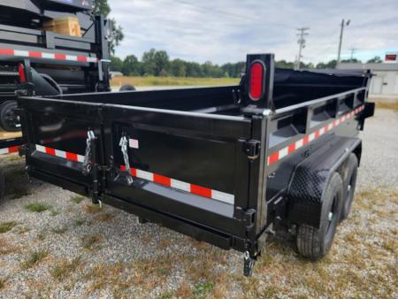 New 2027 Sure-Trac 7x14 HD Low Profile Scissor 14k Dump Trailer