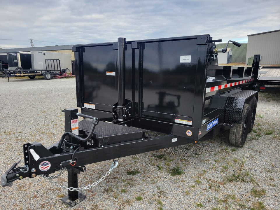 New 2027 Sure-Trac 7x12 HD Low Profile Telescopic 14k Dump Trailer