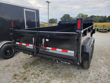 New 2027 Sure-Trac 7x12 HD Low Profile Telescopic 14k Dump Trailer
