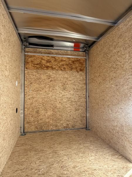 New 2027 6 X 12 Lightning ALL ALUMINUM Enclosed Trailer with 7ft Interior with ramp - Rear Spoiler
