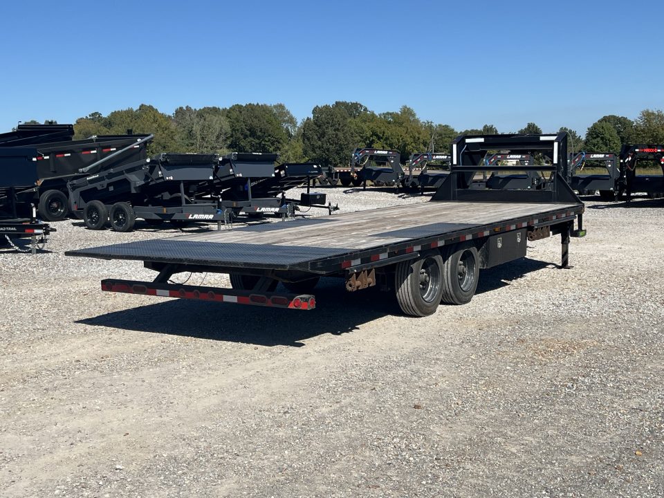 Used 2022 Load Trail 102"X24' 16K Gooseneck Tilt Trailer