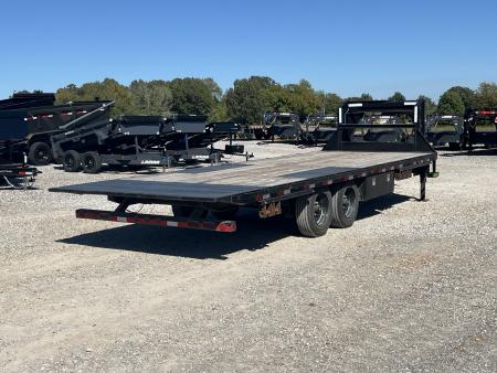 Used 2022 Load Trail 102"X24' 16K Gooseneck Tilt Trailer