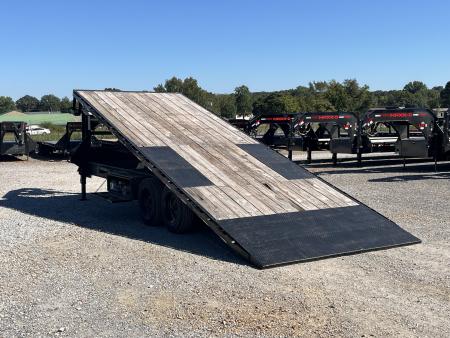 Used 2022 Load Trail 102"X24' 16K Gooseneck Tilt Trailer