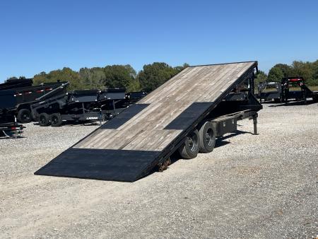 Used 2022 Load Trail 102"X24' 16K Gooseneck Tilt Trailer