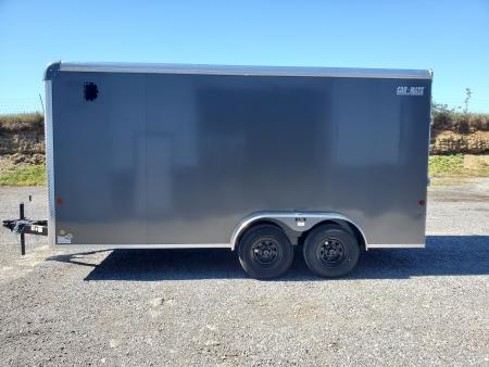 New 2027 Car Mate Trailers Custom Cargo Enclosed Trailer / 7000 GVWR / 7'x16' / Rear Ramp Door