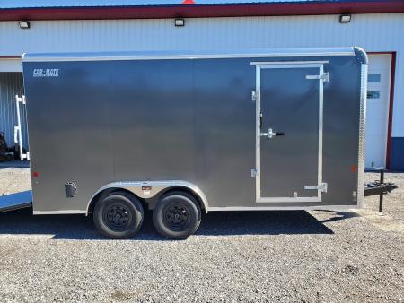 New 2027 Car Mate Trailers Custom Cargo Enclosed Trailer / 7000 GVWR / 7'x16' / Rear Ramp Door