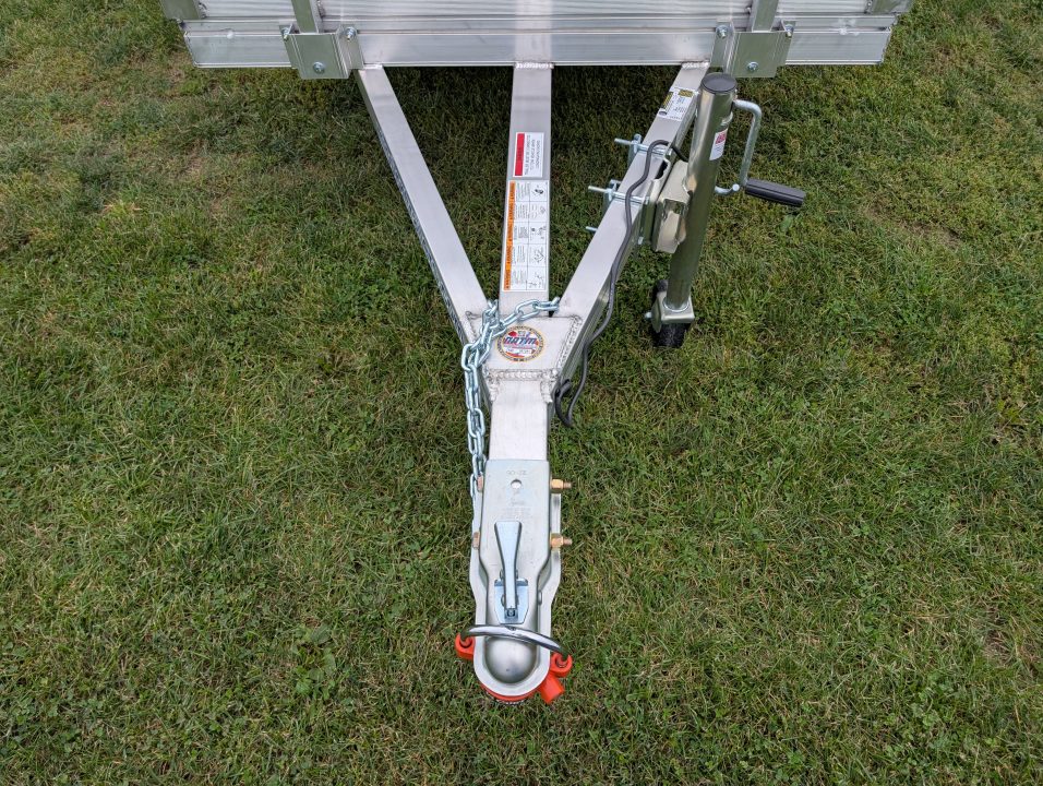 New 2027 Mission MU54X8AR 2.0 Landscape Trailer 2200 LB. GVW, 20 INCH SOLID SIDES, 4 D-RINGS, REAR BIFOLD TAILGATE, ALUMINUM WHEELS, NEW