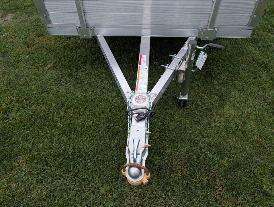 New 2027 Mission MU66X10AR 2.0 Landscape Trailer 2200 LB. GVW, 10 INCH SOLID SIDES, 4 D-RINGS, BIFOLD TAILGATE, ALUMINUM WHEELS, NEW