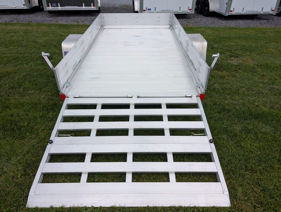 New 2027 Mission MU66X10AR 2.0 Landscape Trailer 2200 LB. GVW, 10 INCH SOLID SIDES, 4 D-RINGS, BIFOLD TAILGATE, ALUMINUM WHEELS, NEW