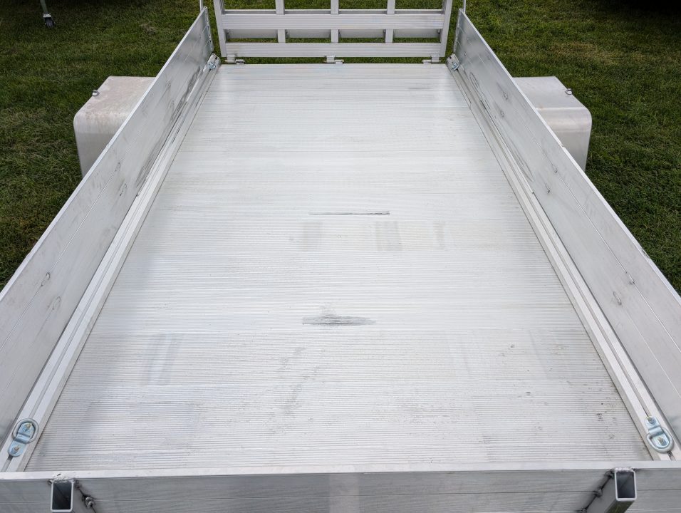 New 2027 Mission MU66X10AR 2.0 Landscape Trailer 2200 LB. GVW, 10 INCH SOLID SIDES, 4 D-RINGS, BIFOLD TAILGATE, ALUMINUM WHEELS, NEW
