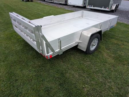 New 2027 Mission MU66X10AR 2.0 Landscape Trailer 2200 LB. GVW, 10 INCH SOLID SIDES, 4 D-RINGS, BIFOLD TAILGATE, ALUMINUM WHEELS, NEW