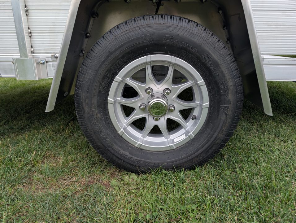 New 2027 Mission MU66X10AR 2.0 Landscape Trailer 2200 LB. GVW, 10 INCH SOLID SIDES, 4 D-RINGS, BIFOLD TAILGATE, ALUMINUM WHEELS, NEW