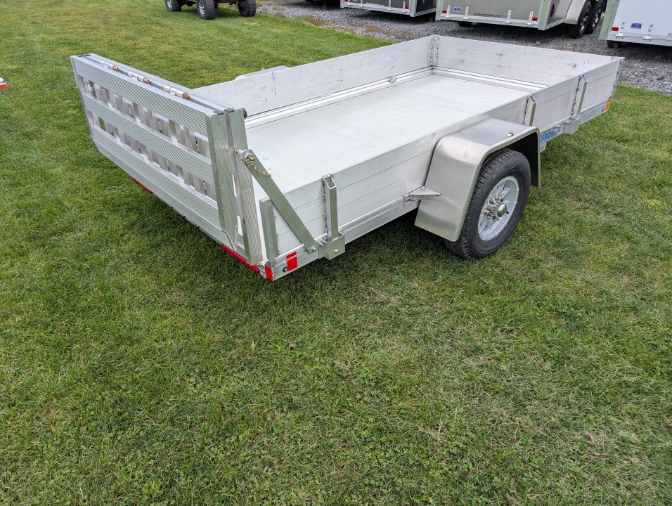 New 2027 Mission MU66X10AR 2.0 Landscape Trailer 2200 LB. GVW, 10 INCH SOLID SIDES, 4 D-RINGS, BIFOLD TAILGATE, ALUMINUM WHEELS, NEW