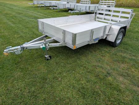New 2027 Mission MU66X10AR 2.0 Landscape Trailer 2200 LB. GVW, 10 INCH SOLID SIDES, 4 D-RINGS, BIFOLD TAILGATE, ALUMINUM WHEELS, NEW