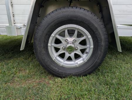 New 2027 Mission MU66X10AR 2.0 Landscape Trailer 2200 LB. GVW, 10 INCH SOLID SIDES, 4 D-RINGS, BIFOLD TAILGATE, ALUMINUM WHEELS, NEW