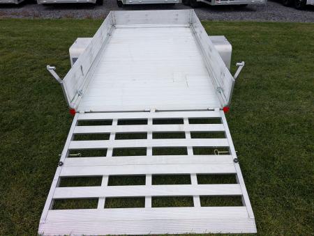 New 2027 Mission MU66X10AR 2.0 Landscape Trailer 2200 LB. GVW, 10 INCH SOLID SIDES, 4 D-RINGS, BIFOLD TAILGATE, ALUMINUM WHEELS, NEW