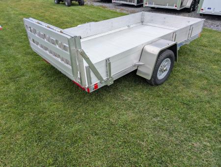 New 2027 Mission MU66X10AR 2.0 Landscape Trailer 2200 LB. GVW, 10 INCH SOLID SIDES, 4 D-RINGS, BIFOLD TAILGATE, ALUMINUM WHEELS, NEW