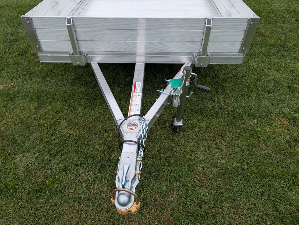 New 2027 Mission MU66X10AR 2.0 Landscape Trailer 2900 LB. GVW, 10 INCH SOLID SIDES, 4 D-RINGS, ONE PIECE TAILGATE, ALUMINUM WHEELS, NEW