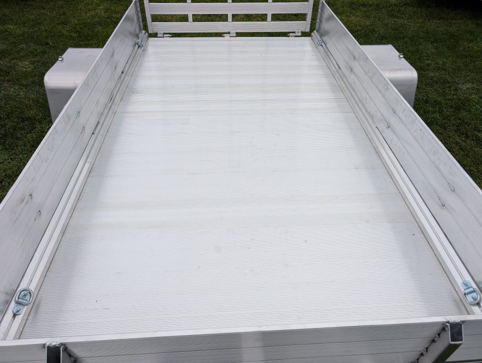 New 2027 Mission MU66X10AR 2.0 Landscape Trailer 2900 LB. GVW, 10 INCH SOLID SIDES, 4 D-RINGS, ONE PIECE TAILGATE, ALUMINUM WHEELS, NEW