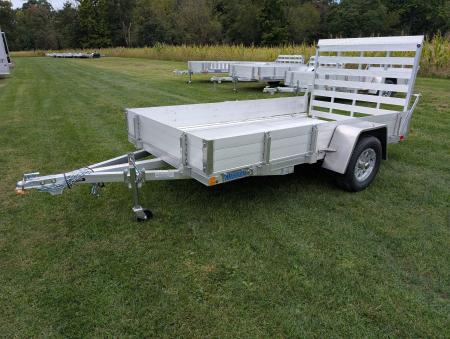 New 2027 Mission MU66X10AR 2.0 Landscape Trailer 2900 LB. GVW, 10 INCH SOLID SIDES, 4 D-RINGS, ONE PIECE TAILGATE, ALUMINUM WHEELS, NEW