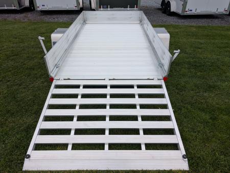 New 2027 Mission MU66X10AR 2.0 Landscape Trailer 2900 LB. GVW, 10 INCH SOLID SIDES, 4 D-RINGS, ONE PIECE TAILGATE, ALUMINUM WHEELS, NEW