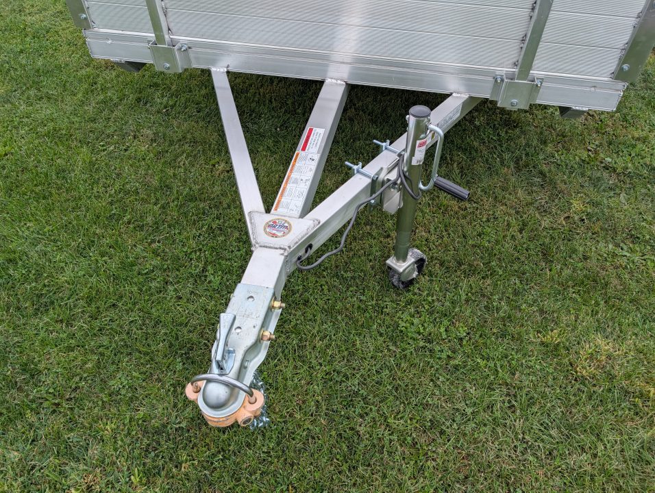 New 2027 Mission MU72X12AR 2.0 Landscape Trailer 2990 LB. GVW, 10 INCH SOLID SIDES, BIFOLD REAR TAILGATE, ALUMINUM WHEELS, NEW
