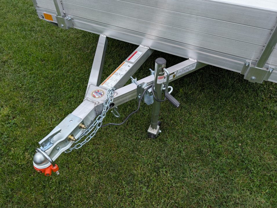 New 2027 Mission MU 80X14 AR 2.0 ATV Trailer 15 FOOT ATV, 2990 LB. GVW, BIFOLD REAR GATE, SIDE RAMPS, ALUMINUM WHEELS, NEW