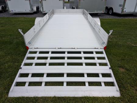 New 2027 Mission MU 80X14 AR 2.0 ATV Trailer 15 FOOT ATV, 2990 LB. GVW, BIFOLD REAR GATE, SIDE RAMPS, ALUMINUM WHEELS, NEW